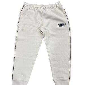 Timberland Men Cream Oval Logo Sweatpants - Size: Large